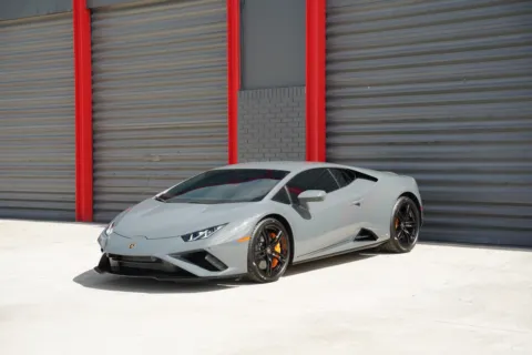 Gray 2021 Lamborghini Huracan EVO for sale in Hollywood, FL