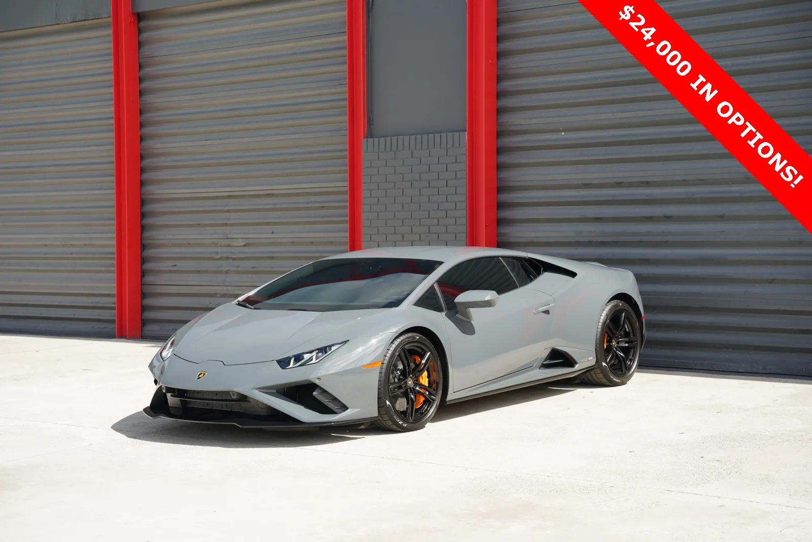 Gray 2021 Lamborghini Huracan EVO for sale in Hollywood, FL