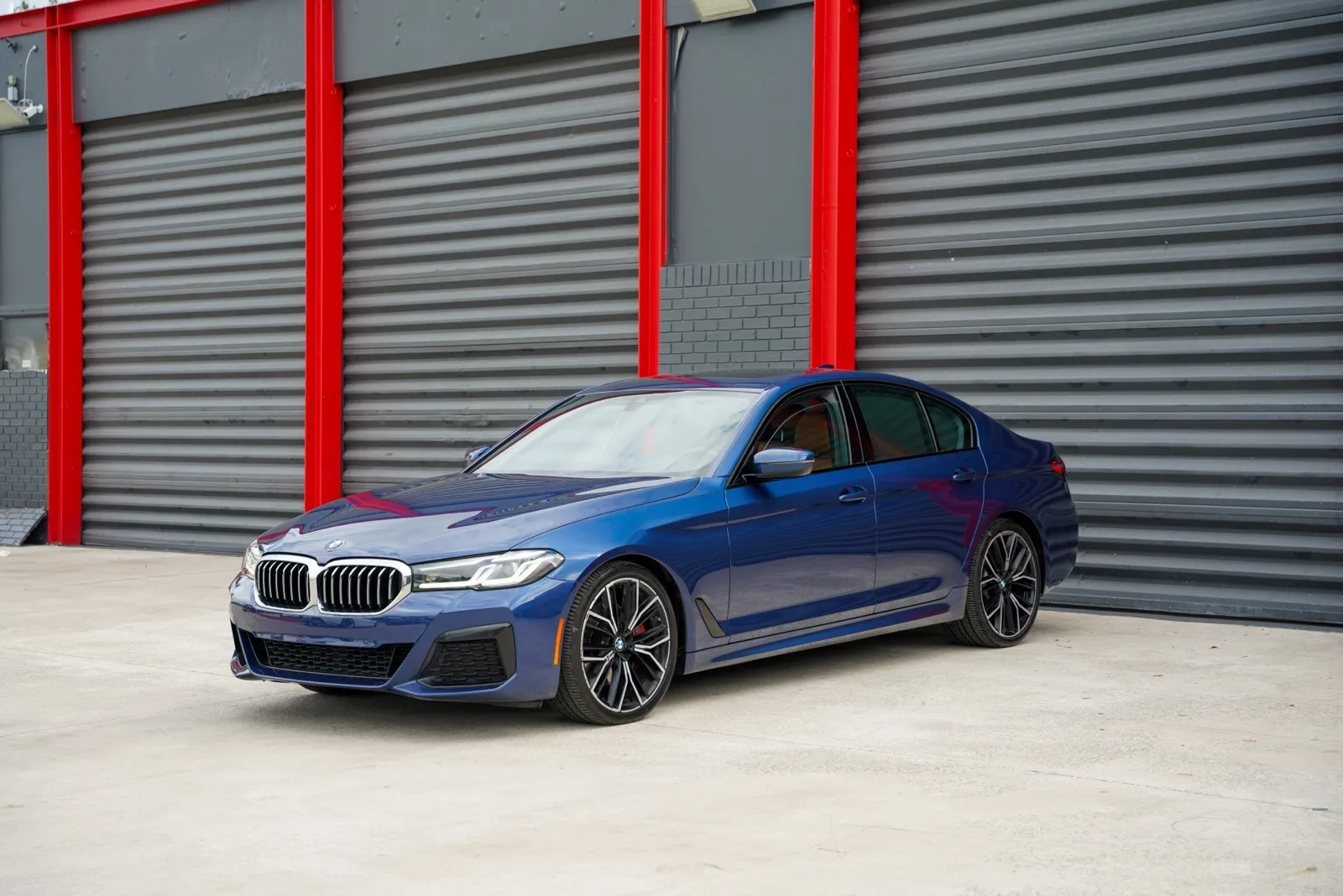 Blue 2021 BMW 5 Series 530i for sale in Hollywood, FL