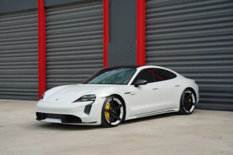 White 2020 Porsche Taycan Turbo S for sale in Hollywood, FL