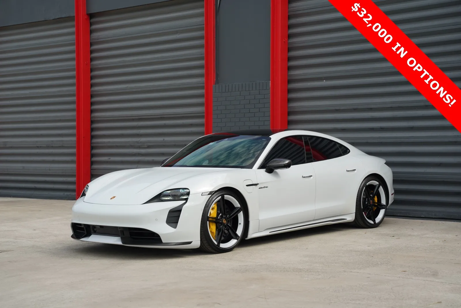 White 2020 Porsche Taycan Turbo S for sale in Hollywood, FL