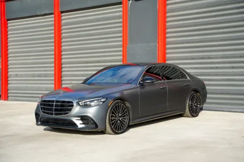 Gray 2022 Mercedes-Benz S-Class S 500 for sale in Hollywood, FL