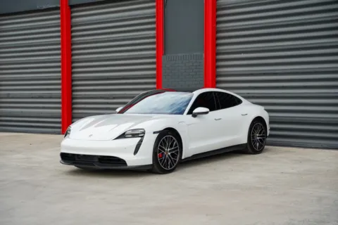 White 2022 Porsche Taycan 4S for sale in Hollywood, FL