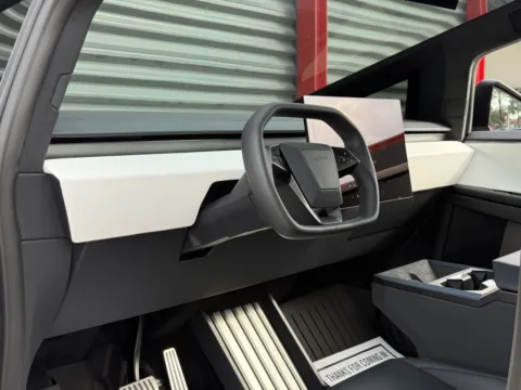 Another view of 2024 Tesla Cybertruck for sale in Hollywood, FL at Gravity Autos Hollywood