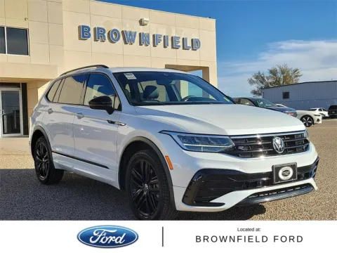 Black 2022 Volkswagen Tiguan 2.0T SE R-Line Black for sale in Brownfield, TX