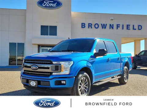 Blue 2019 Ford F-150 XLT for sale in Brownfield, TX