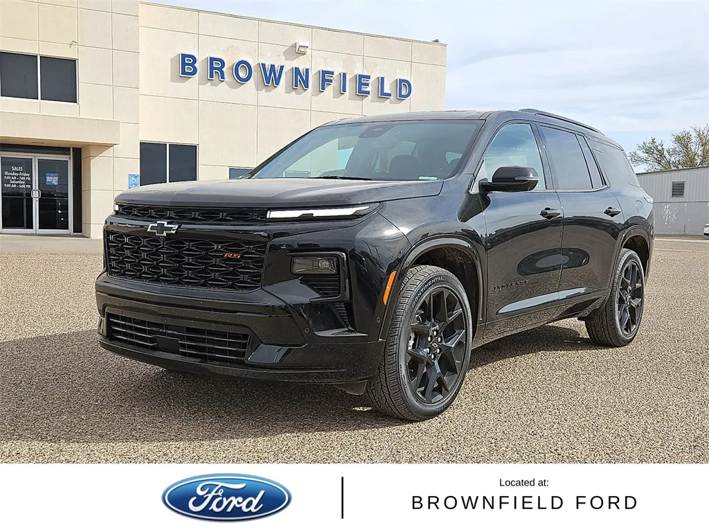 Black 2024 Chevrolet Traverse RS for sale in Brownfield, TX