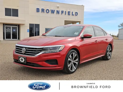 Red 2020 Volkswagen Passat 2.0T SEL for sale in Brownfield, TX