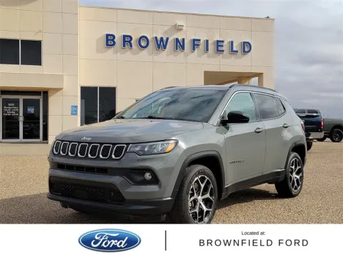 Gray 2024 Jeep Compass Latitude for sale in Brownfield, TX