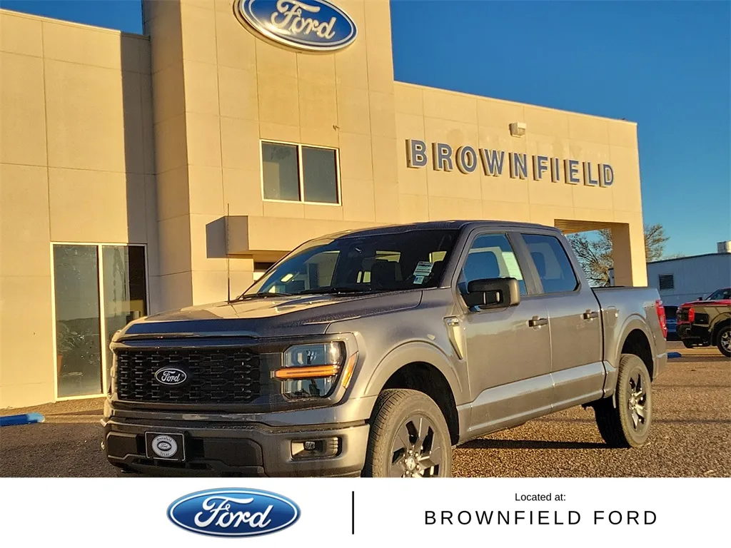 Gray 2025 Ford F-150 STX for sale in Brownfield, TX