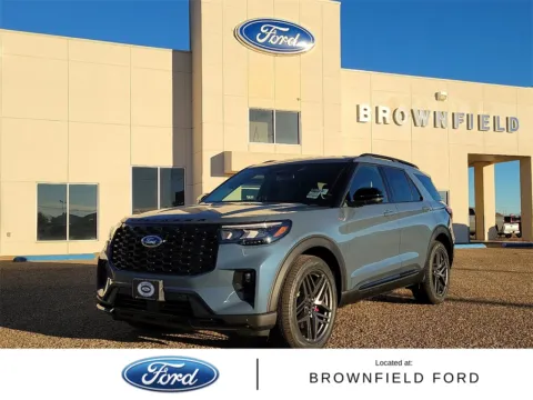 Blue 2026 Ford Explorer ST-Line for sale in Brownfield, TX