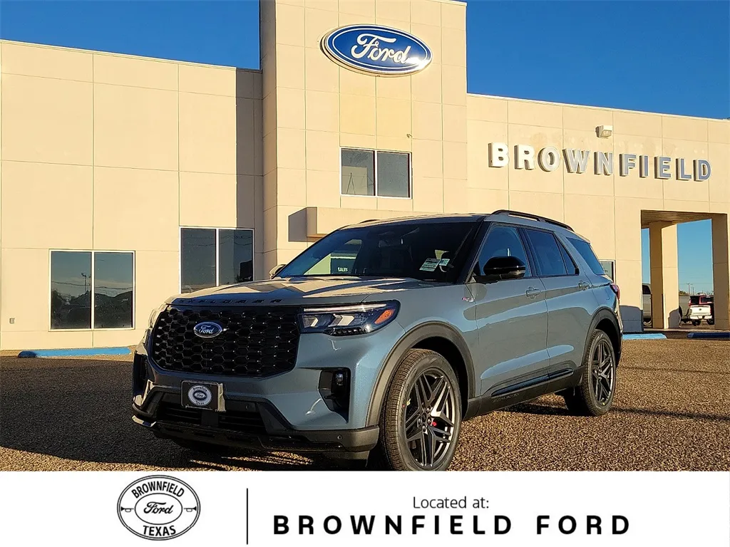 Blue 2026 Ford Explorer ST-Line for sale in Brownfield, TX
