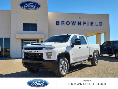 White 2022 Chevrolet Silverado 2500HD Custom for sale in Brownfield, TX