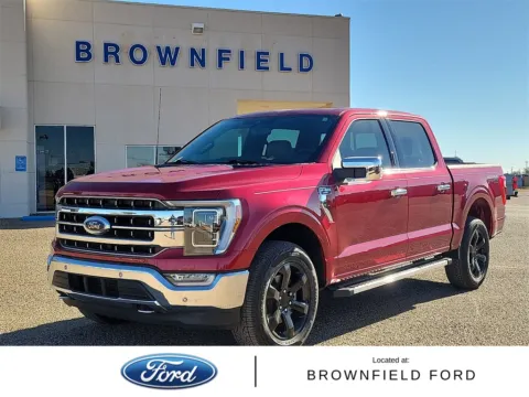 Red 2022 Ford F-150 Lariat for sale in Brownfield, TX