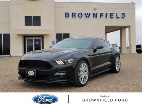 Black 2016 Ford Mustang GT Premium for sale in Brownfield, TX