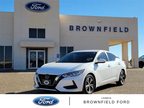 White 2022 Nissan Sentra SV for sale in Brownfield, TX