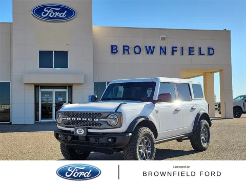 White 2025 Ford Bronco Badlands for sale in Brownfield, TX