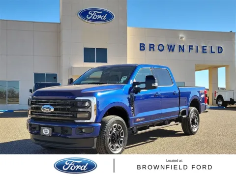 Blue 2026 Ford F-250SD Platinum for sale in Brownfield, TX