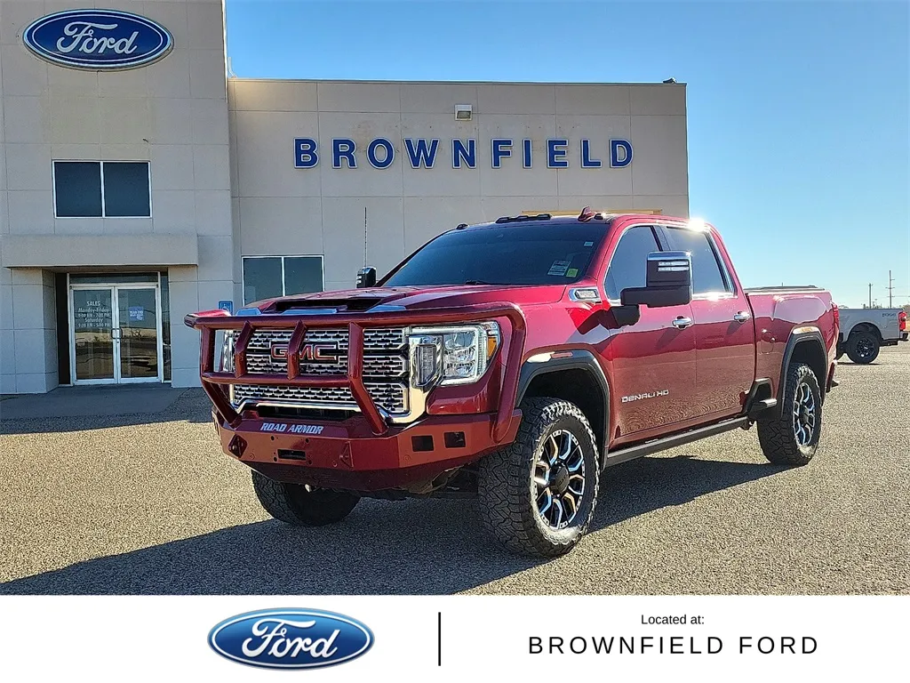 Red 2022 GMC Sierra 2500HD Denali for sale in Brownfield, TX
