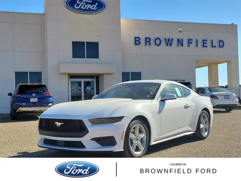 White 2026 Ford Mustang EcoBoost for sale in Brownfield, TX