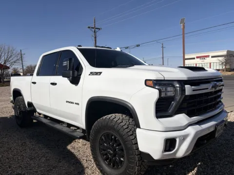 White 2024 Chevrolet Silverado 2500HD LTZ for sale in Brownfield, TX
