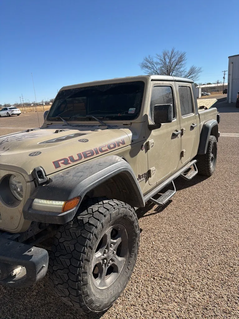 Beige 2020 Jeep Gladiator Rubicon for sale in Brownfield, TX