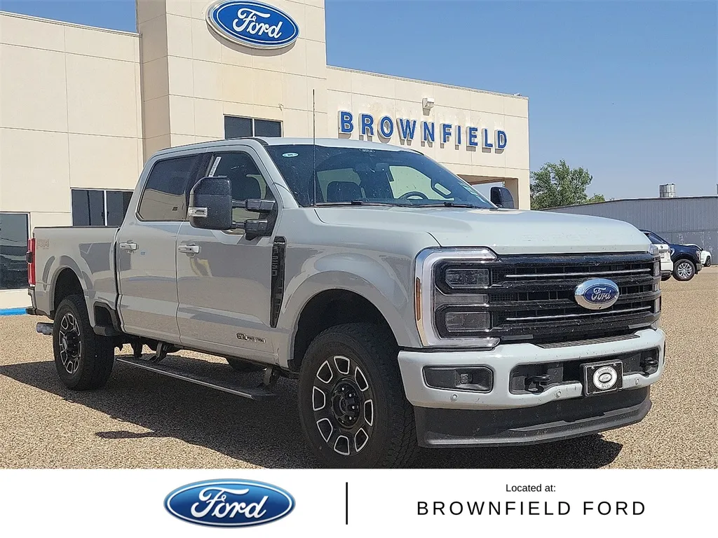 Gray 2025 Ford F-250SD Platinum for sale in Brownfield, TX