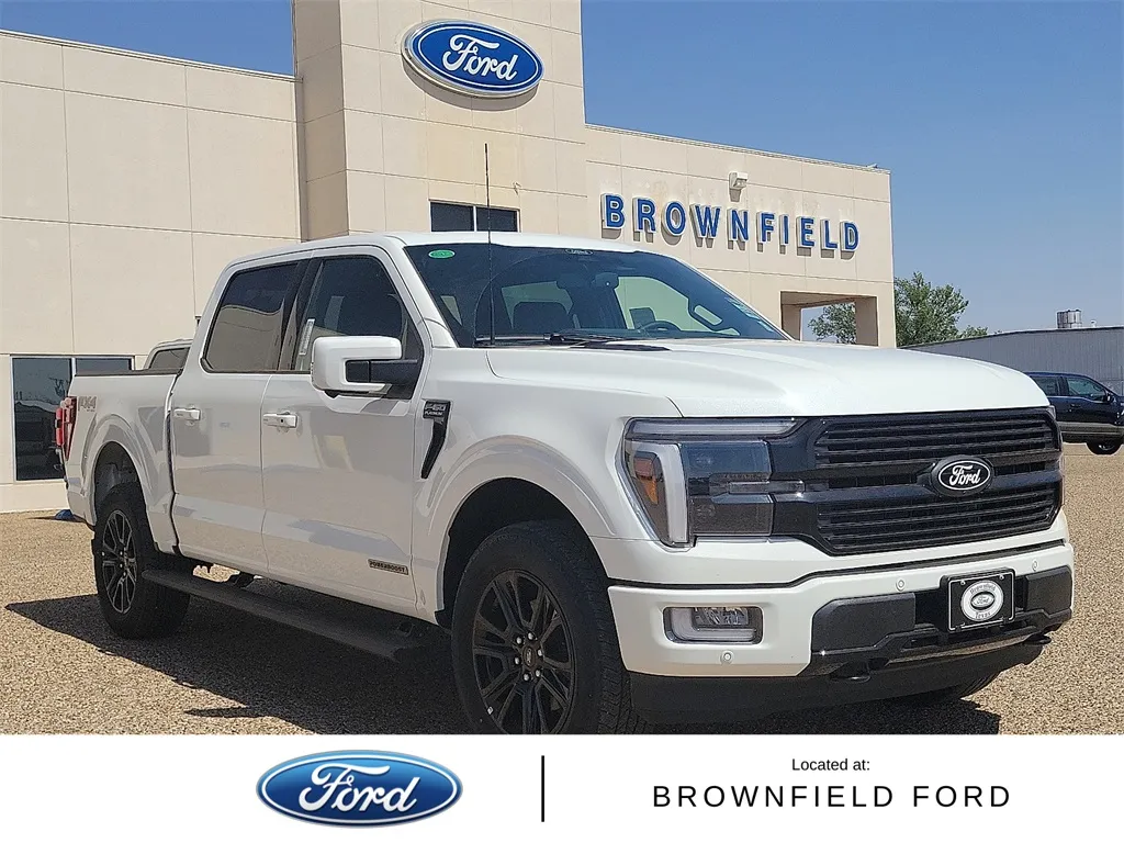 White 2025 Ford F-150 Platinum for sale in Brownfield, TX