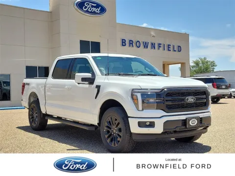 White 2025 Ford F-150 Lariat for sale in Brownfield, TX