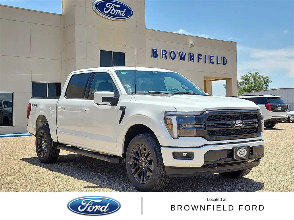White 2025 Ford F-150 Lariat for sale in Brownfield, TX