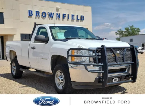 White 2012 Chevrolet Silverado 2500HD Work Truck for sale in Brownfield, TX