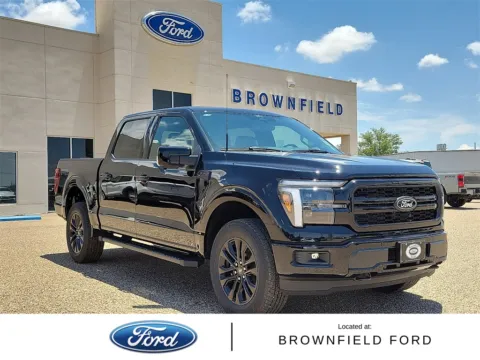 Black 2025 Ford F-150 Lariat for sale in Brownfield, TX