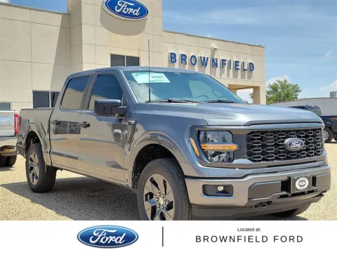 Gray 2025 Ford F-150 STX for sale in Brownfield, TX