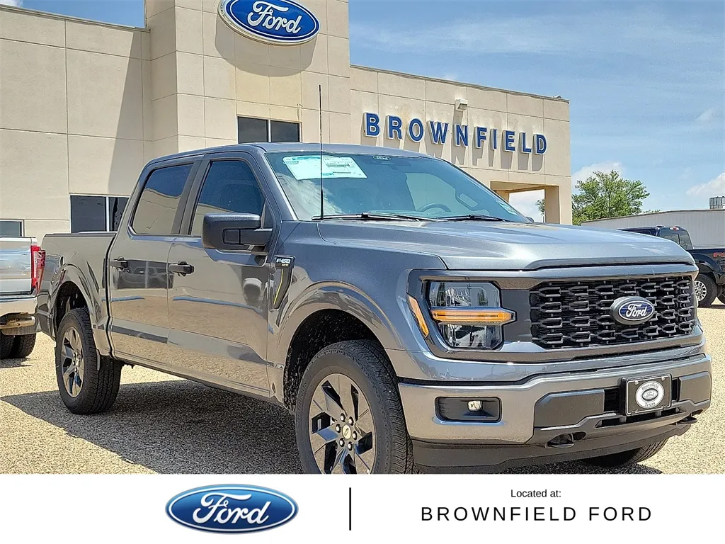 Gray 2025 Ford F-150 STX for sale in Brownfield, TX
