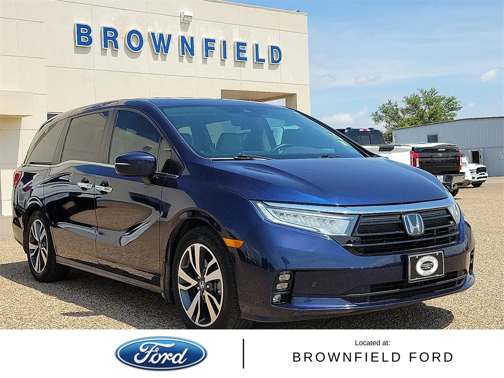 Black 2022 Honda Odyssey Touring for sale in Brownfield, TX
