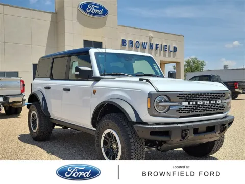 White 2025 Ford Bronco Badlands for sale in Brownfield, TX