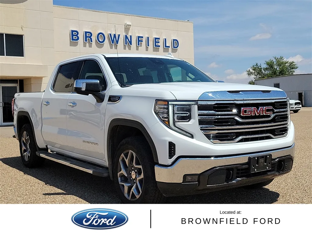 White 2024 GMC Sierra 1500 SLT for sale in Brownfield, TX