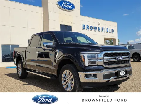 Black 2025 Ford F-150 Lariat for sale in Brownfield, TX