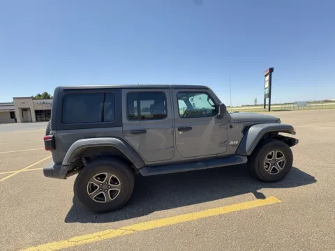 Gray 2020 Jeep Wrangler Unlimited Sport S for sale in Brownfield, TX