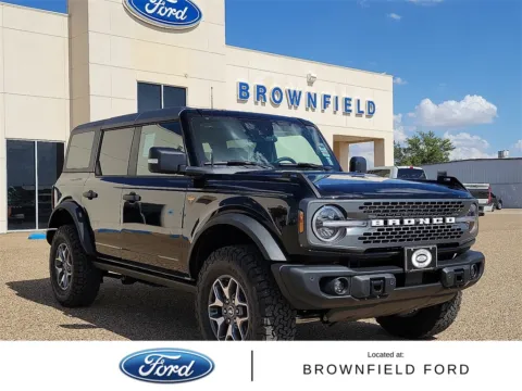 Black 2025 Ford Bronco Badlands for sale in Brownfield, TX