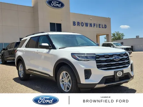 White 2025 Ford Explorer Active for sale in Brownfield, TX