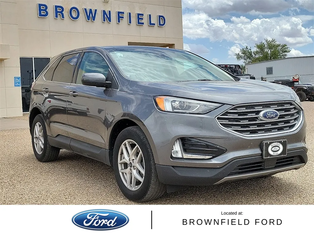 Gray 2022 Ford Edge SEL for sale in Brownfield, TX