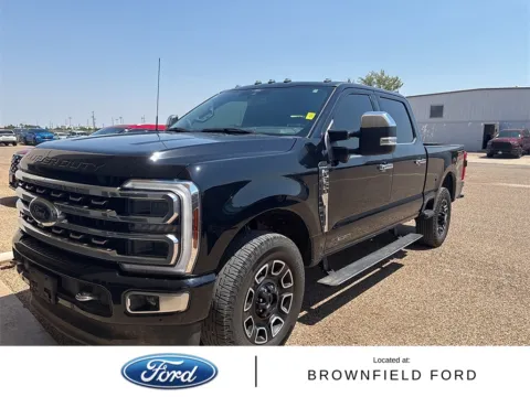 Black 2024 Ford F-350SD Platinum for sale in Brownfield, TX