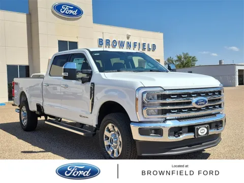 White 2025 Ford F-350SD Lariat for sale in Brownfield, TX
