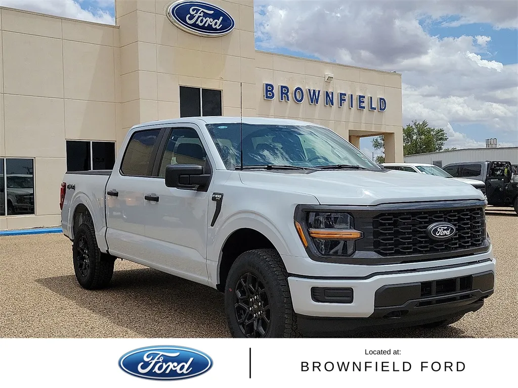 White 2025 Ford F-150 STX for sale in Brownfield, TX