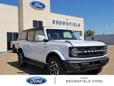 White 2025 Ford Bronco Outer Banks for sale in Brownfield, TX