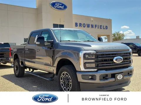 Gray 2025 Ford F-250SD Platinum for sale in Brownfield, TX