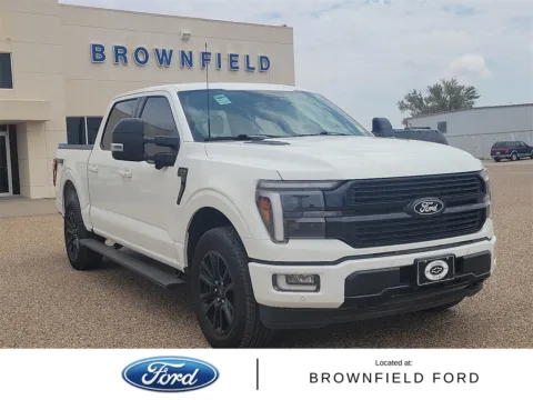 White 2024 Ford F-150 Platinum for sale in Brownfield, TX