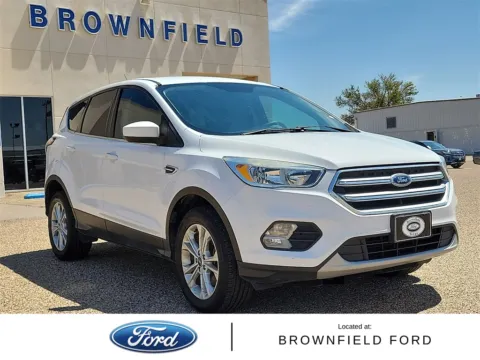 White 2017 Ford Escape SE for sale in Brownfield, TX
