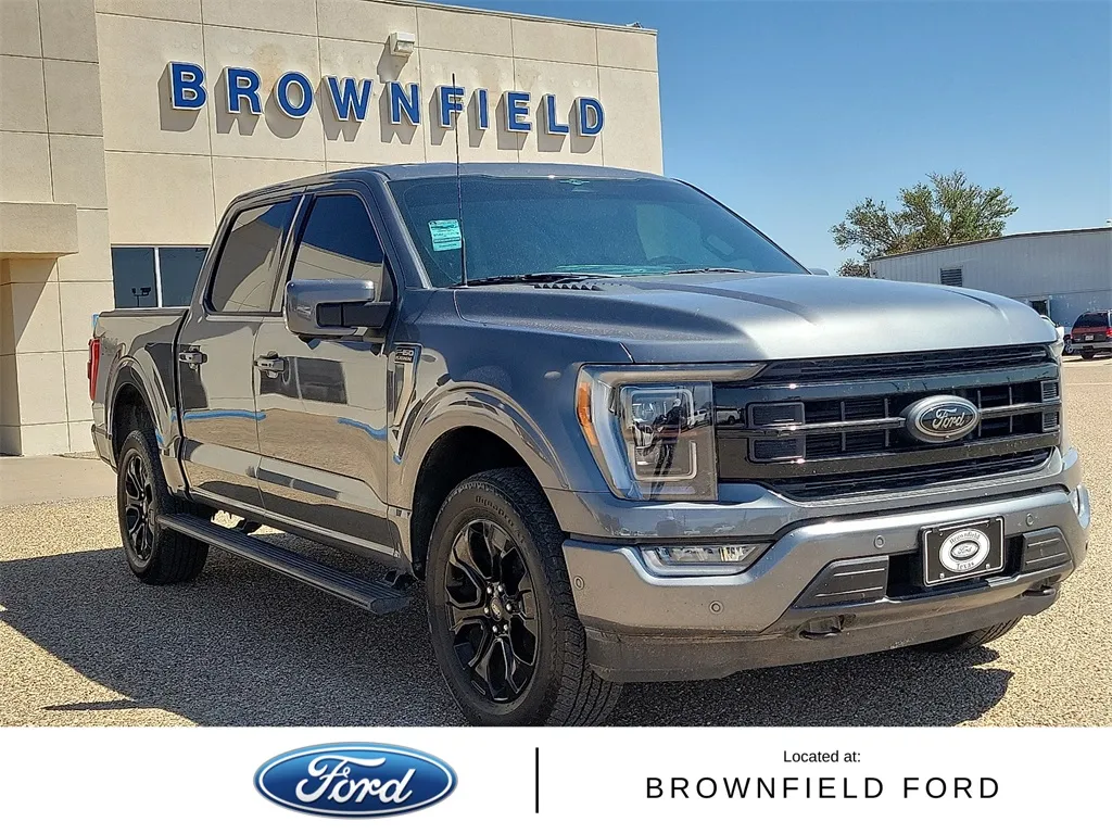 Gray 2023 Ford F-150 Platinum for sale in Brownfield, TX